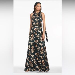 BNWT Sachin + Babi Kayla in Black Venetian Petal - size 12